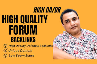do high da pa 60 forum posting SEO backlinks