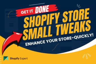 make any small tweaks to your shopify store