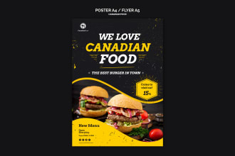 design creative party flyer, corporate flyer, food flyer, church flyer