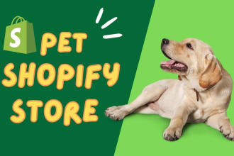 create your profitable shopify dropshipping pet store
