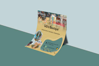 design a flyer, poster, brochure, postcard design, magazine