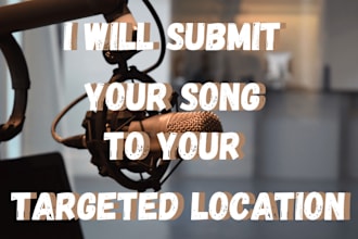 submit your song to 10,000 college radio stations and social media
