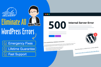 resolve all wordpress site errors