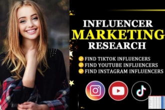 find influencer lists for instagram tiktok youtube influencer marketing