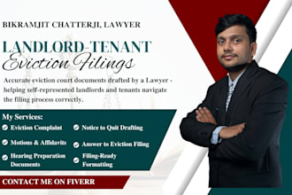 be your lawyer to draft rent dispute court complaints, motions, and documents