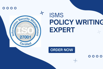 write iso 27001,nist and gdpr compliant security policies