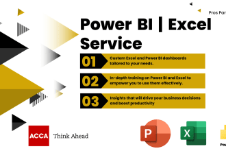 teach power bi and build bi professional dashboards