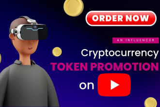 do crypto token promotion on my viral youtube channel