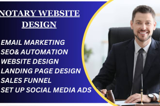 design notary website law firm website income tax website tax advisor website