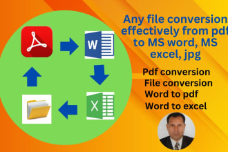 do file conversion effectively from  pdf to word, excel, jpg