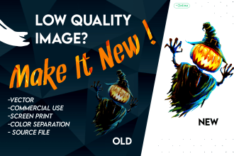 high resolution vector tracing for your artwork and image