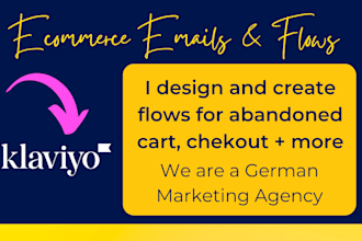 create setup ecommerce email marketing flows with klaviyo