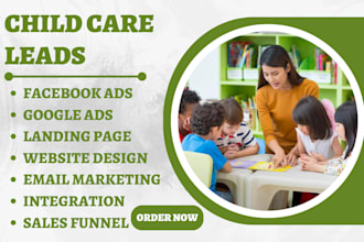 generate child care leads babysitting daycare nanny preschool kindergarten ads