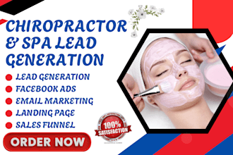 generate chiropractor lead make up spa leads body slimming beauty website