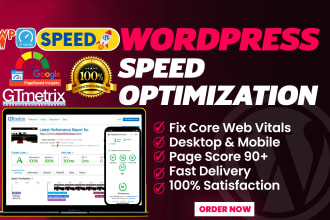 increase wordpress speed optimization for google page speed insights, gtmetrix