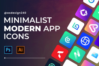 do custom mobile app icons and logo for android and ios