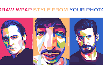 draw amazing wpap pop art portrait