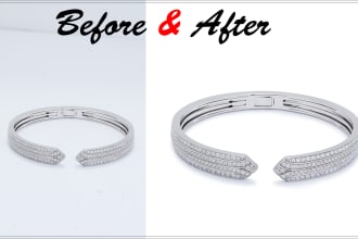 do jeweler image retouching or jeweler editing