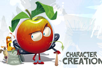 create and illustrate characters for childrens books