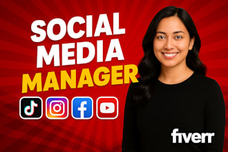 social media marketing manager and youtube content creator channel
