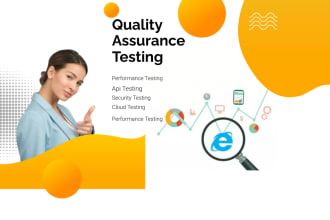 provide quality assurance testing on your products