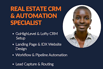 set up real estate CRM, lofty CRM, gohighlevel  CRM