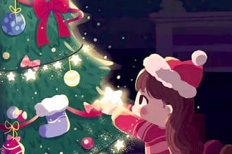 design christmas kids coloring book, activity book, workbook for KDP