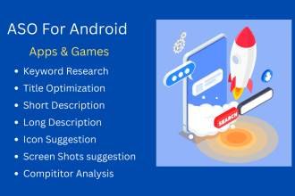 do aso for your apps and games and setup google campaign