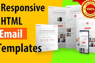 design HTML email template newsletter
