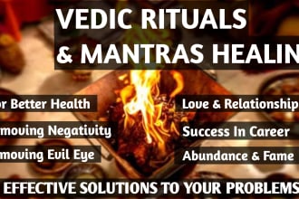 do custom vedic mantra healing and spell casting to solve your problems