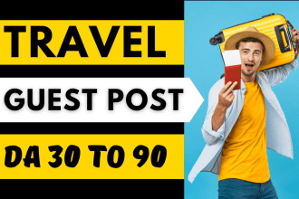 do travel guest post on high da travel blog