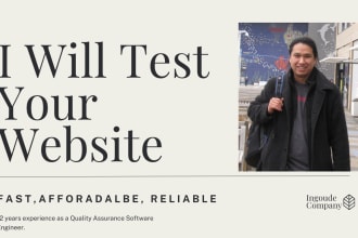 test your website for functionality and user experience