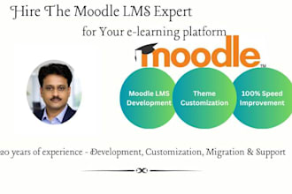 build, customize, upgrade and optimize your moodle lms