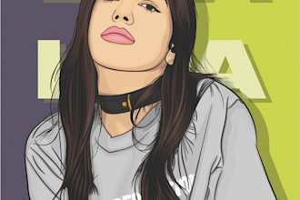 make digital illustrations in a detailed and professional way