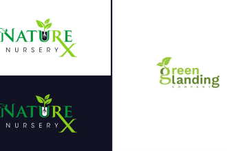 do agriculture garden landscape and lawn care logo design