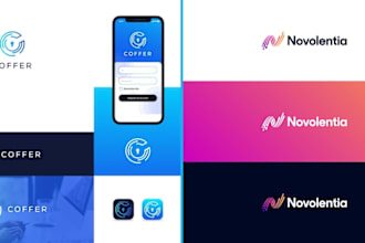 do crypto cyber security software tech technology logo design