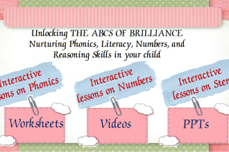 teach phonics, numbers, math, and science concepts