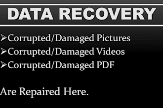 repair damaged, broken, corrupted pictures videos, and pdf