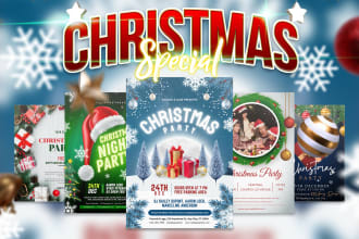 event flyer black friday christmas halloween party club flyer design