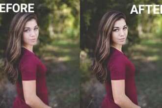 blurry photos,editing protaits and headshot and logo make