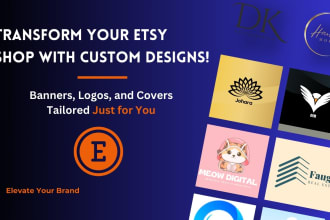 design your etsy brand banners, logo, and covers
