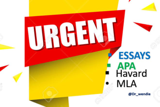 do urgent mla, havard,apa,case study analysis,summary, and essays in 9 hrs