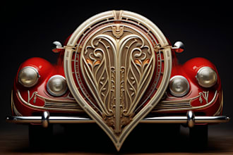do vector tracing and car logo