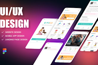 design web and mobile apps UI UX in figma