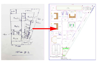 convert pdf, image, blueprint sketch, jpg to auto cad, dwg