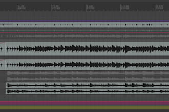 edit and mix your audio files for podcasts, videos and music