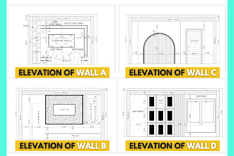 make detailed 2d construction drawings in autocad