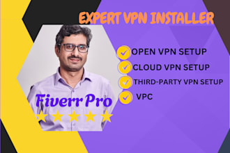 install open vpn, wireguard or private VPN anywhere