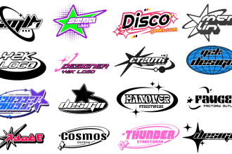 create y2k, streetwear, and logo, for your clothing and t shirt brand