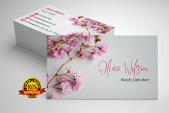 design business cards, visiting cards and luxury name cards